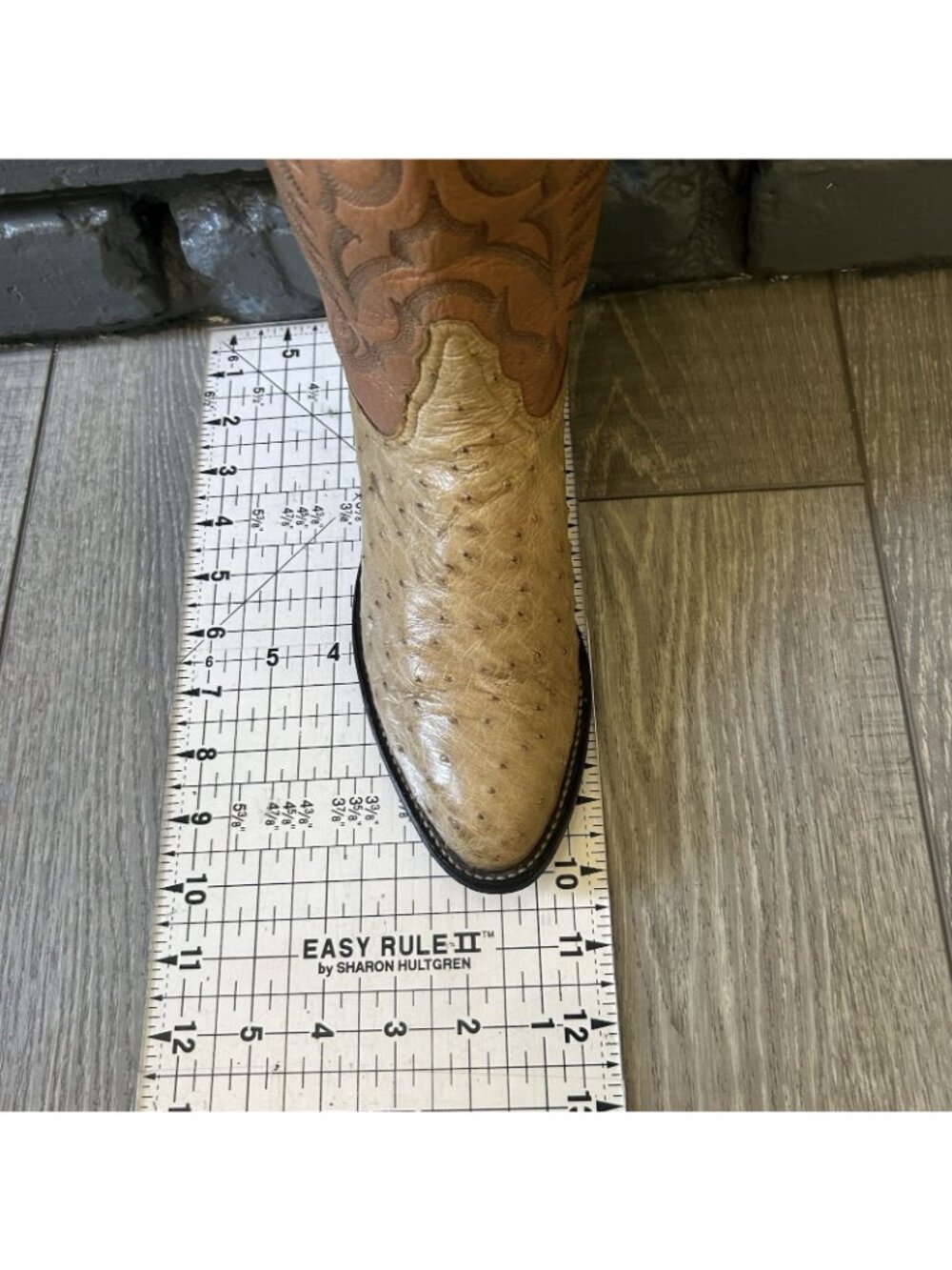 Tony Lama Vintage Ostrich Western Cowboy Boots Womens 6 B - Picture 4 of 12
